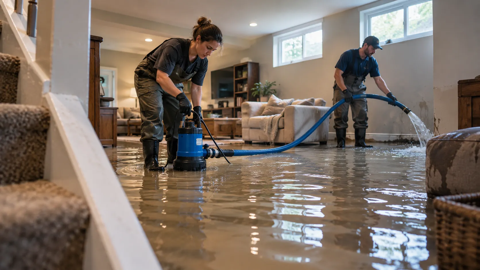 Flooded Basement Cleanup in Atlanta, GA